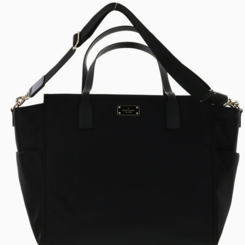Kate Spade New York Black Wilson Road Kaylie Baby Bag Diaper Bag